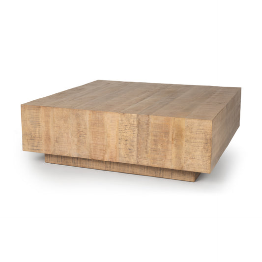 Holden Light Brown Wood Square Coffee Table (special order)