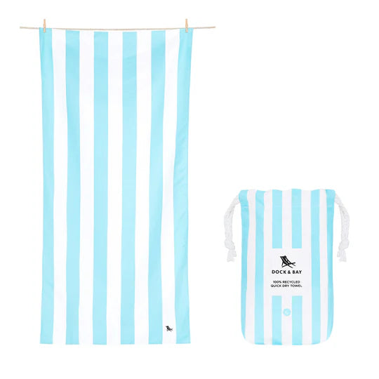 Dock & Bay Quick Dry Towel - Tulum Blue