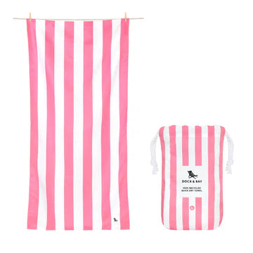Dock and Bay Travel Towel- PINK