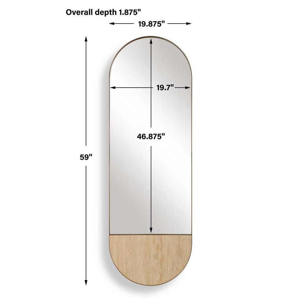 The Russel Tall Oval Mirror