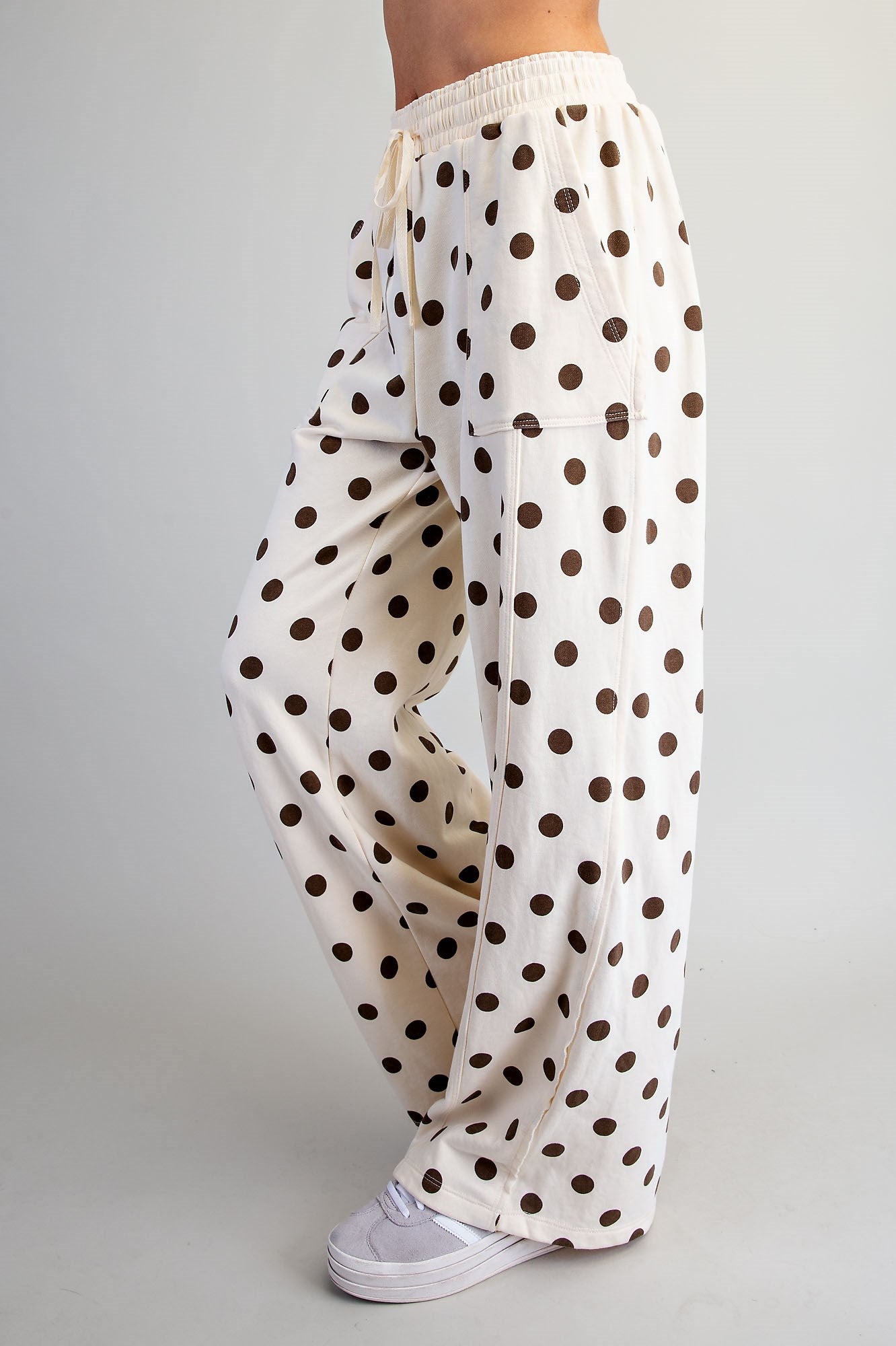 Mineral Washed Polka Dot Sweatpants