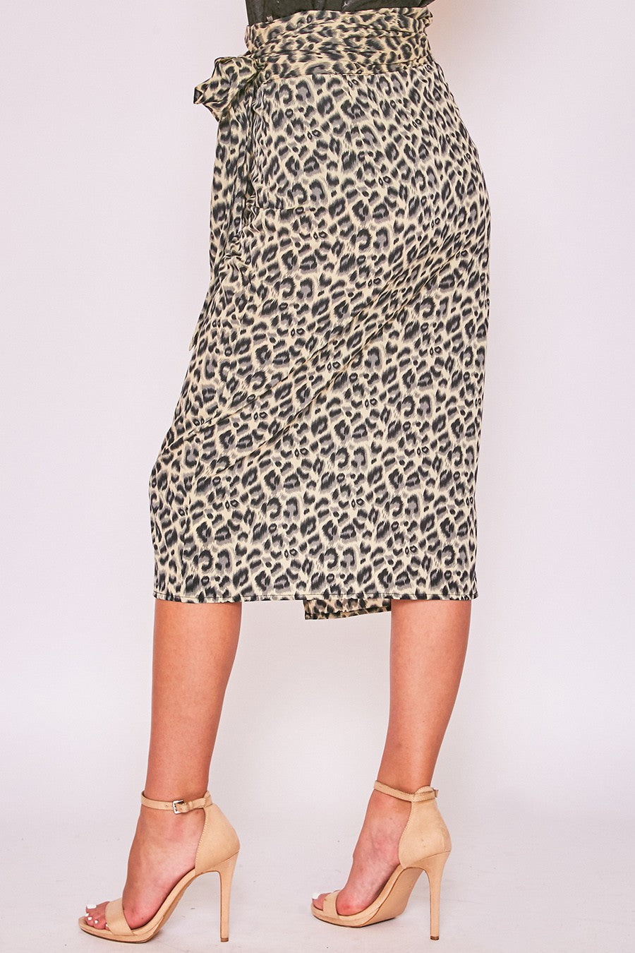 Leopard Wrap Skirt