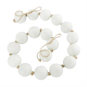 Glass Handmade Round Frosted Bead Strand