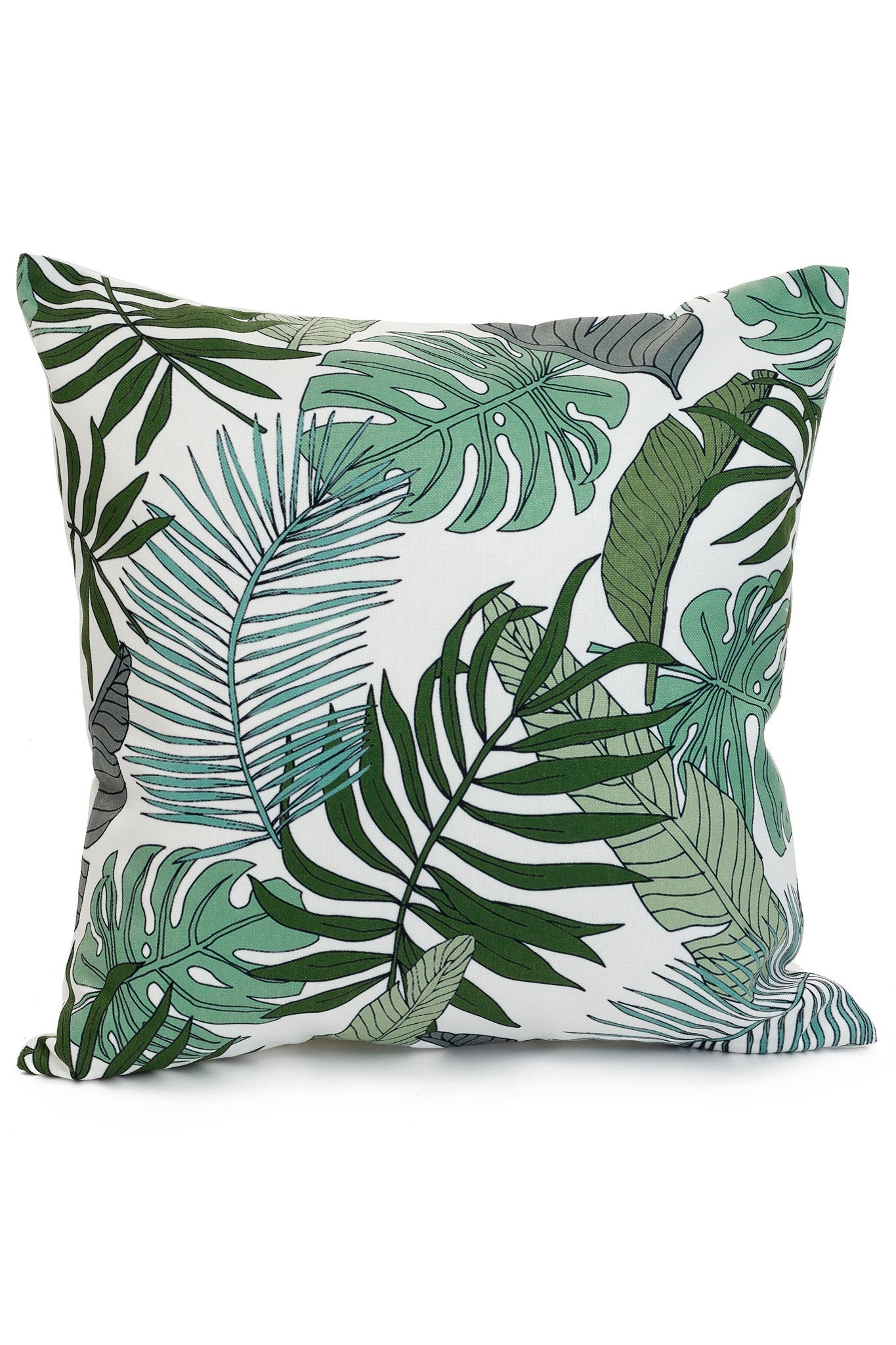 Tropical Leaf 18x18 Pillow