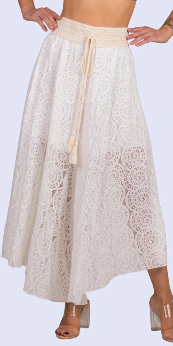 Bohemian Lace Wide Leg Pants