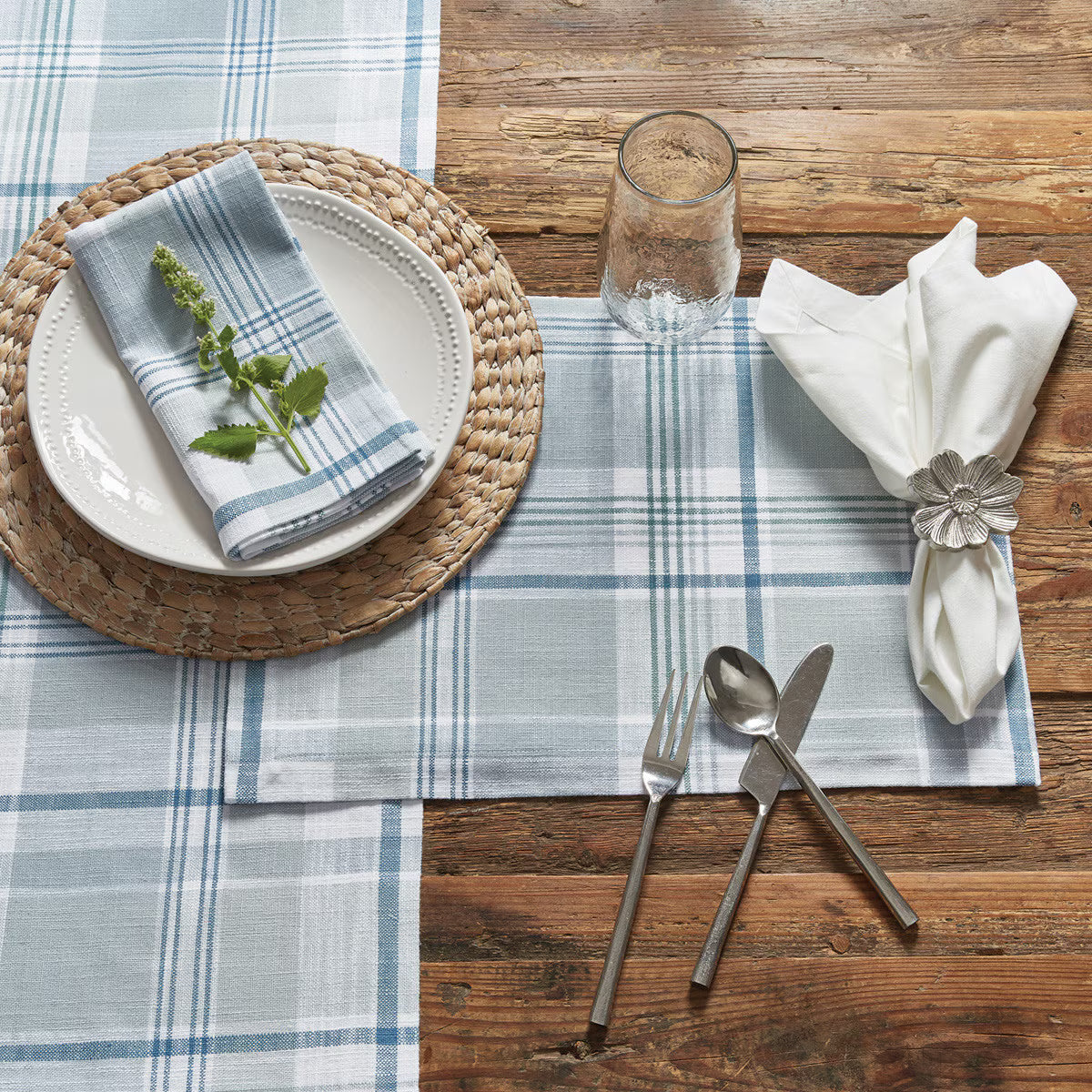 Lyra Plaid Table Runner
