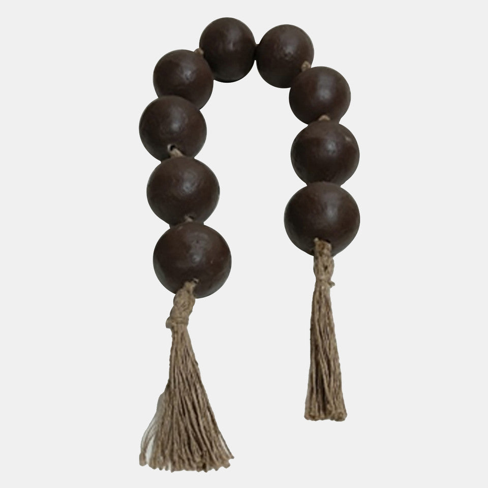 Bead Garland, Brown-44x3"