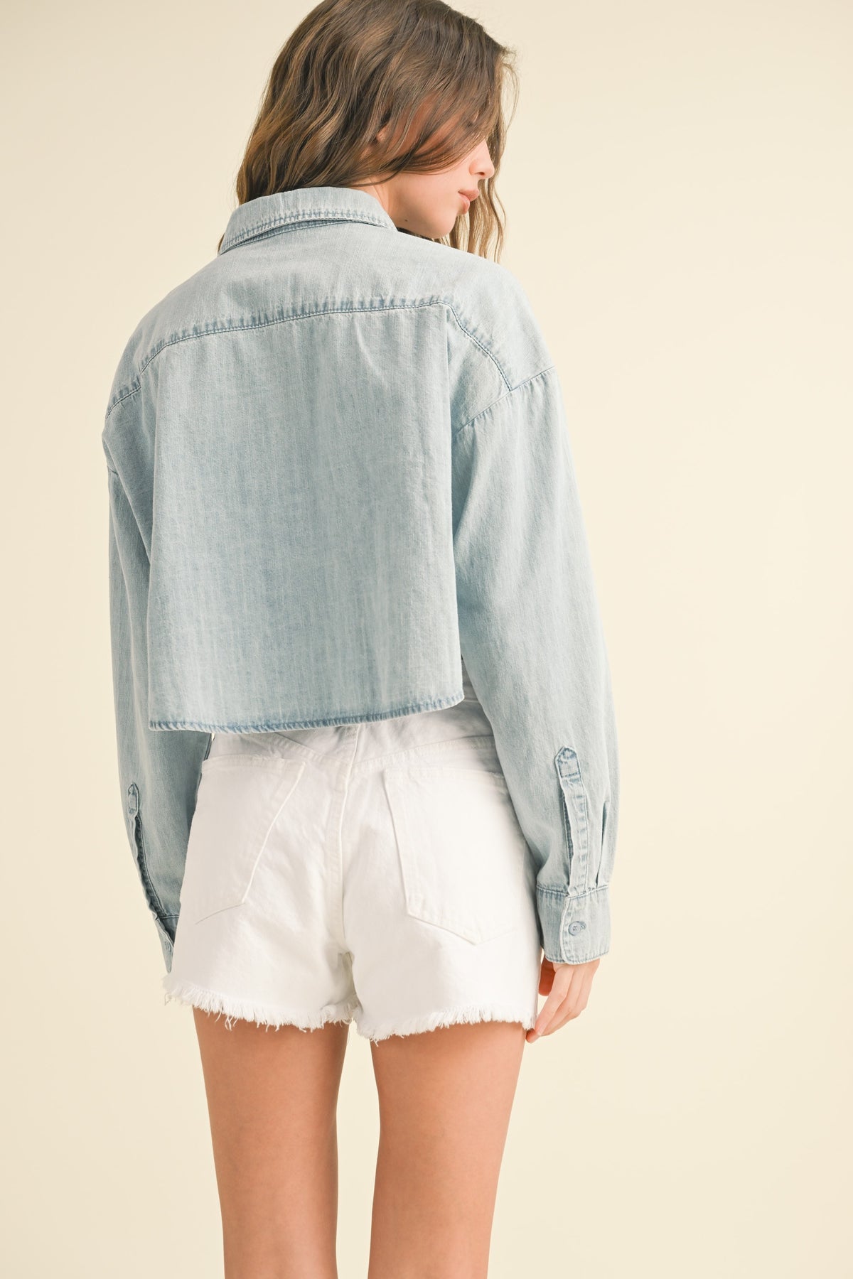 Buttondown Short Body Denim Shirts
