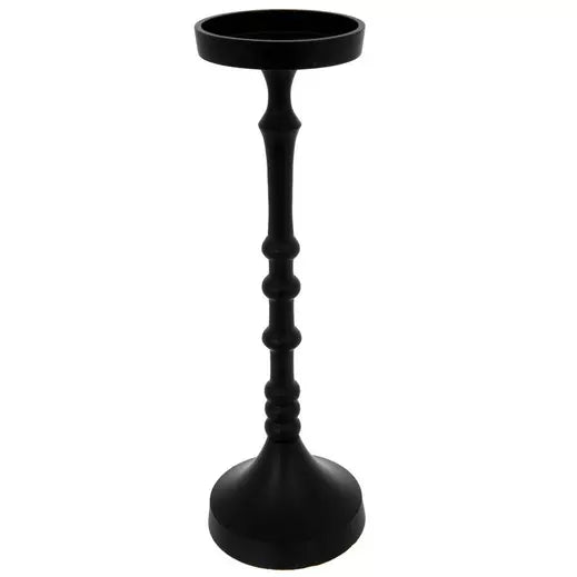 Black Metal Pillar Candle Holder
