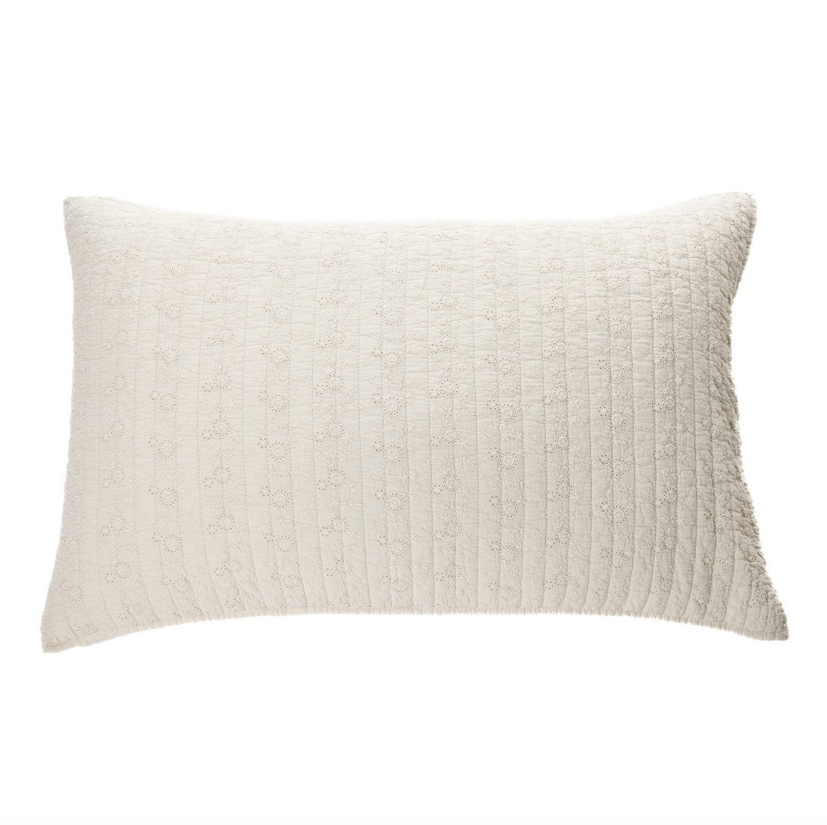 Estelle Natural Sham (King) 20 x 36