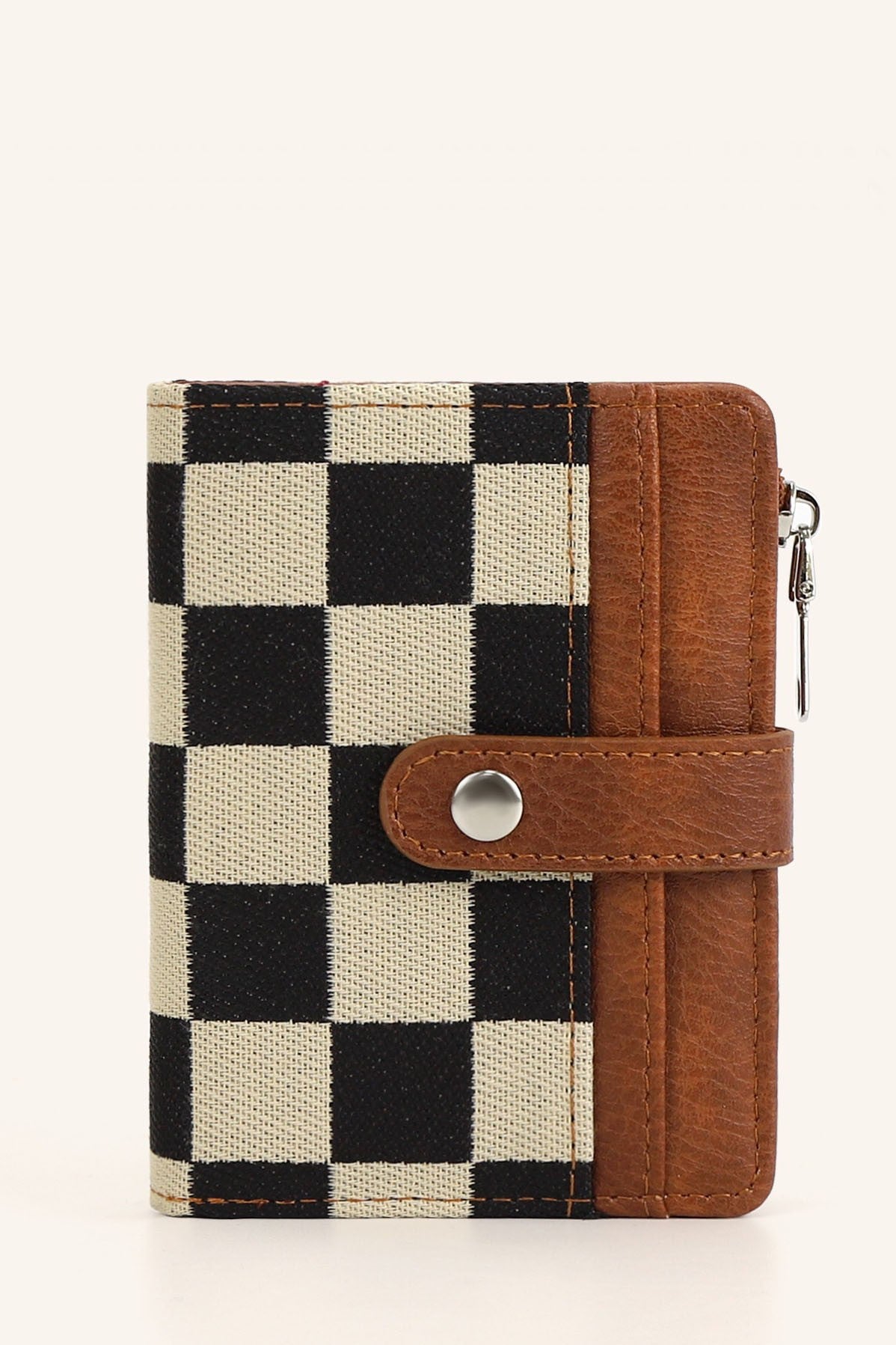 Wilma Mixed Media Fold-over Wallet