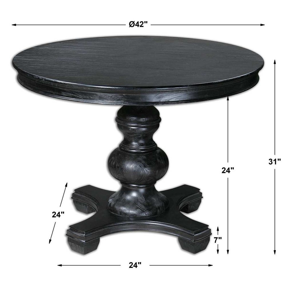 Black Dining Table