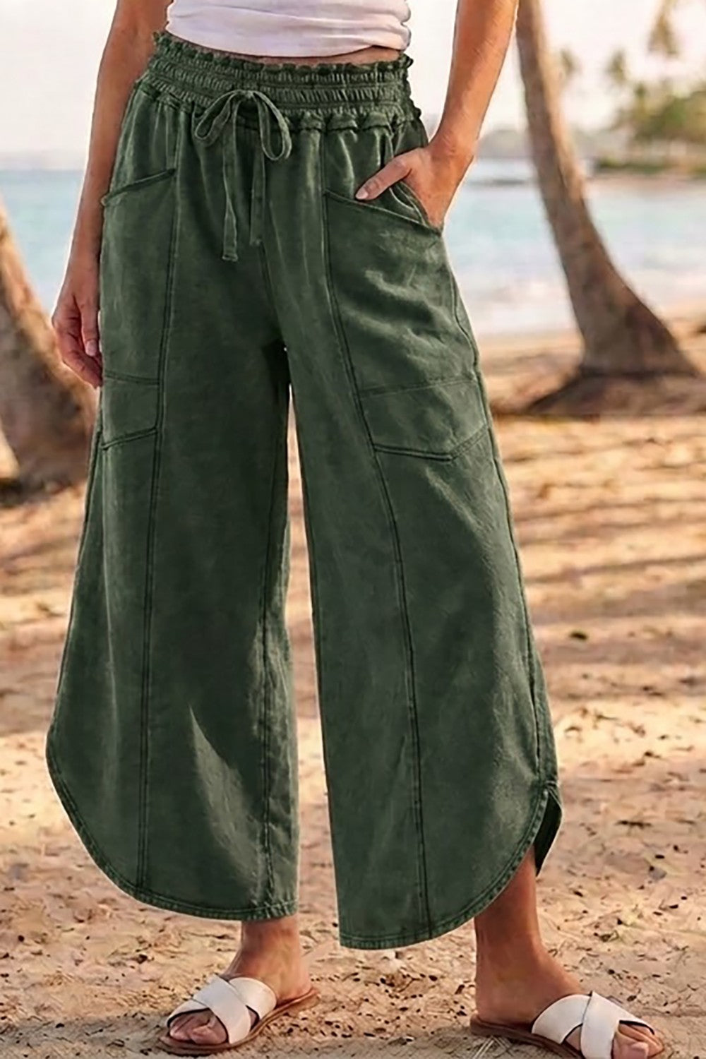 Tulip Mineral Wash Relaxed Pocket Pants