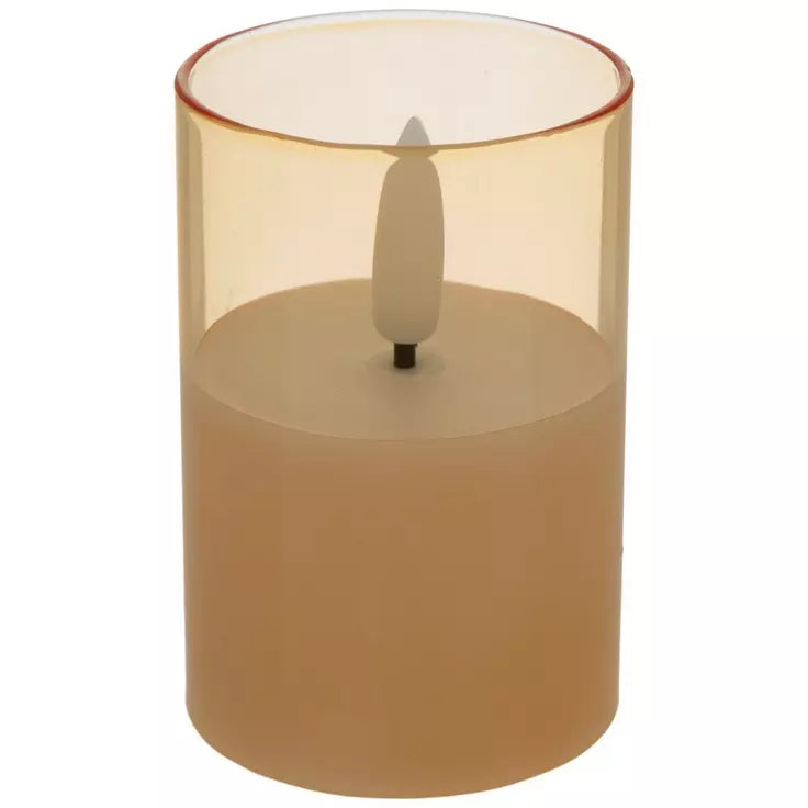Glass LED Container Candle