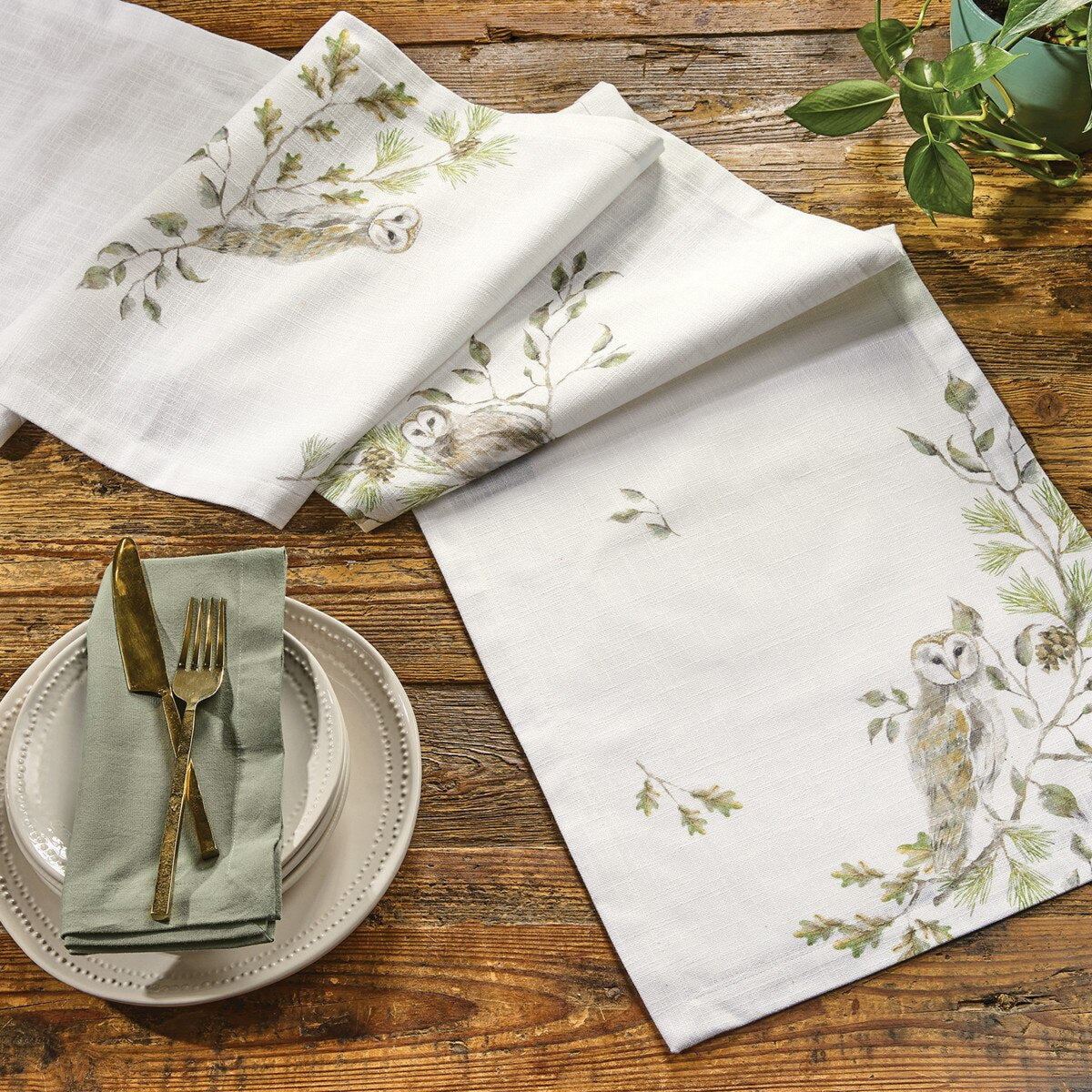 Owls Table Runner-72"