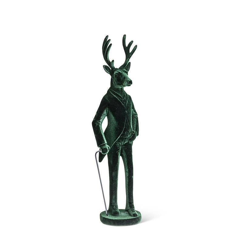 Standing Stag with Walking Stick