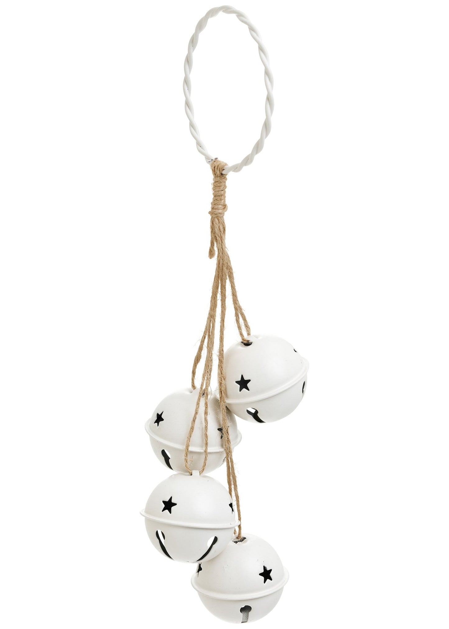 DECO Jingle Bells, White and Black