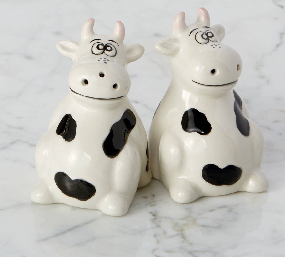Cows Ceramic Salt & Pepper Shakers