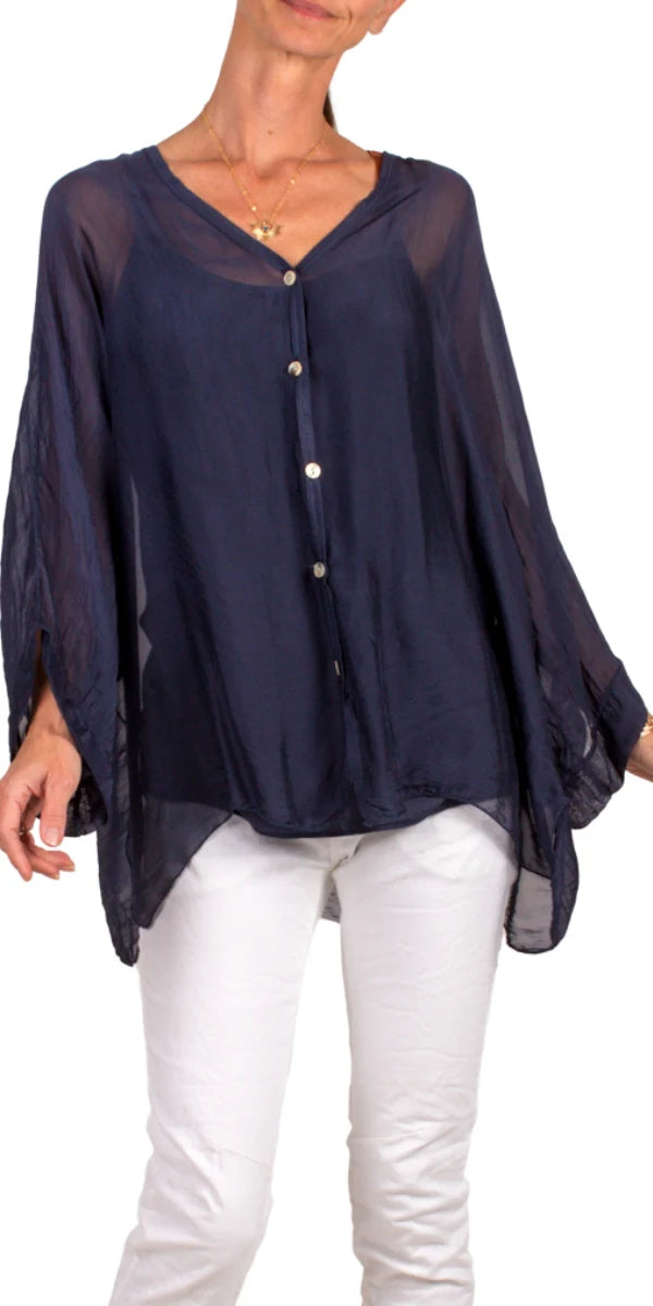 2 Piece Button Down Blouse