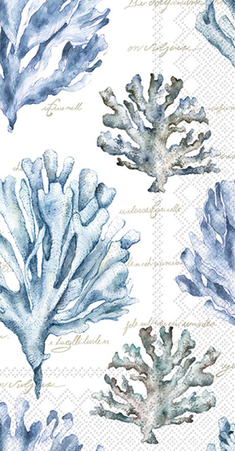 Paper Guest Towels - Coral Pattern