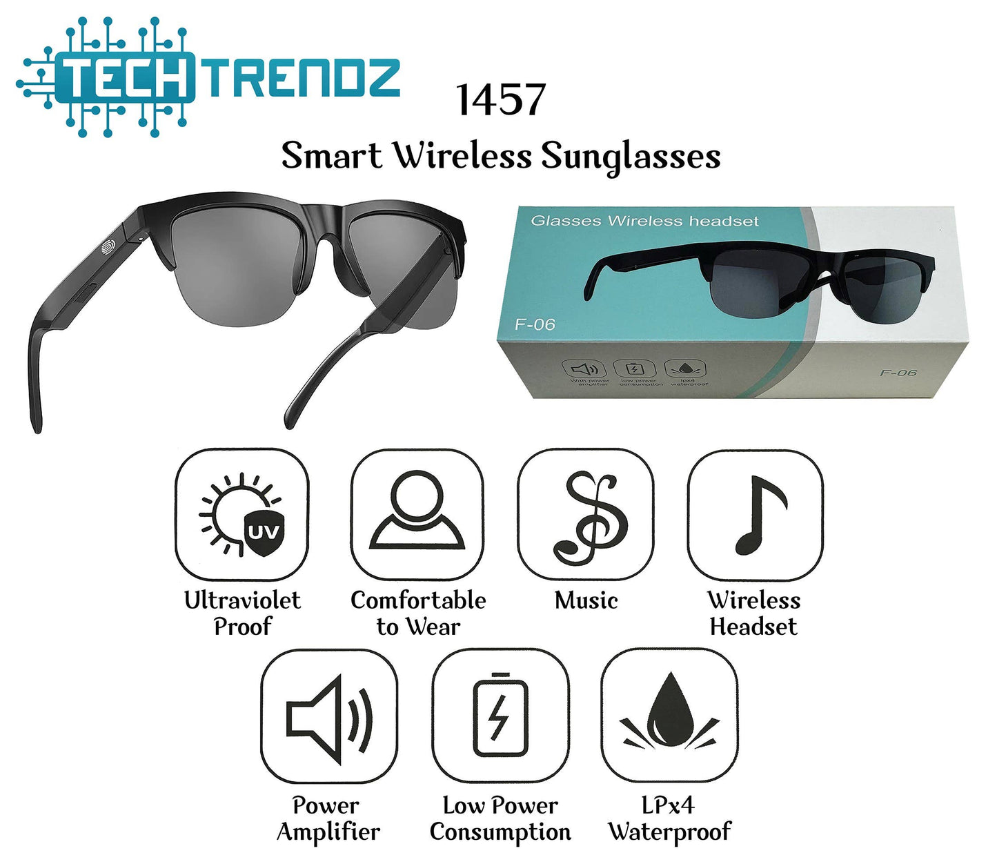 Smart Bluetooth Sunglasses