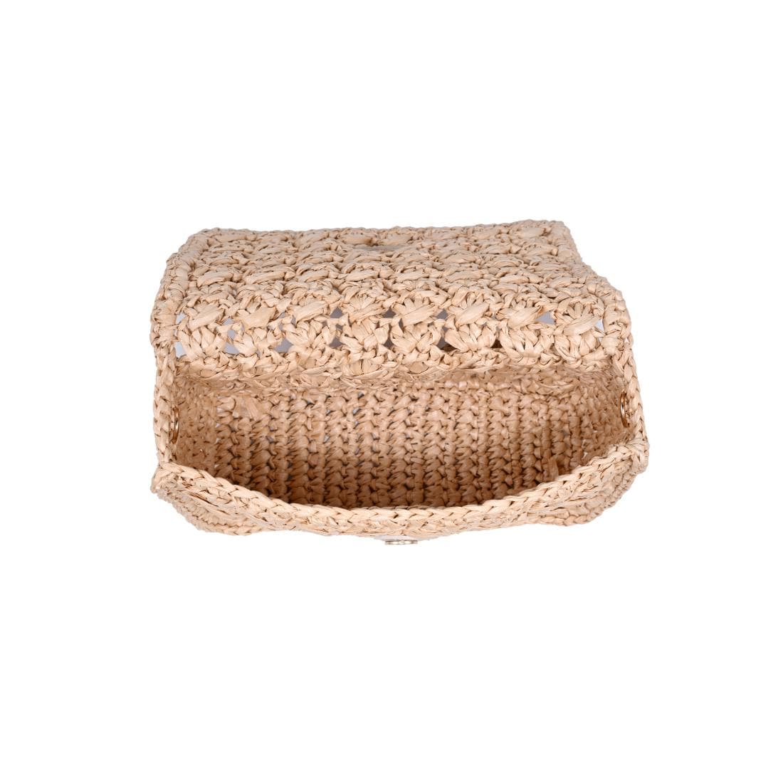 Straw Starfish Detail Crossbody Bag