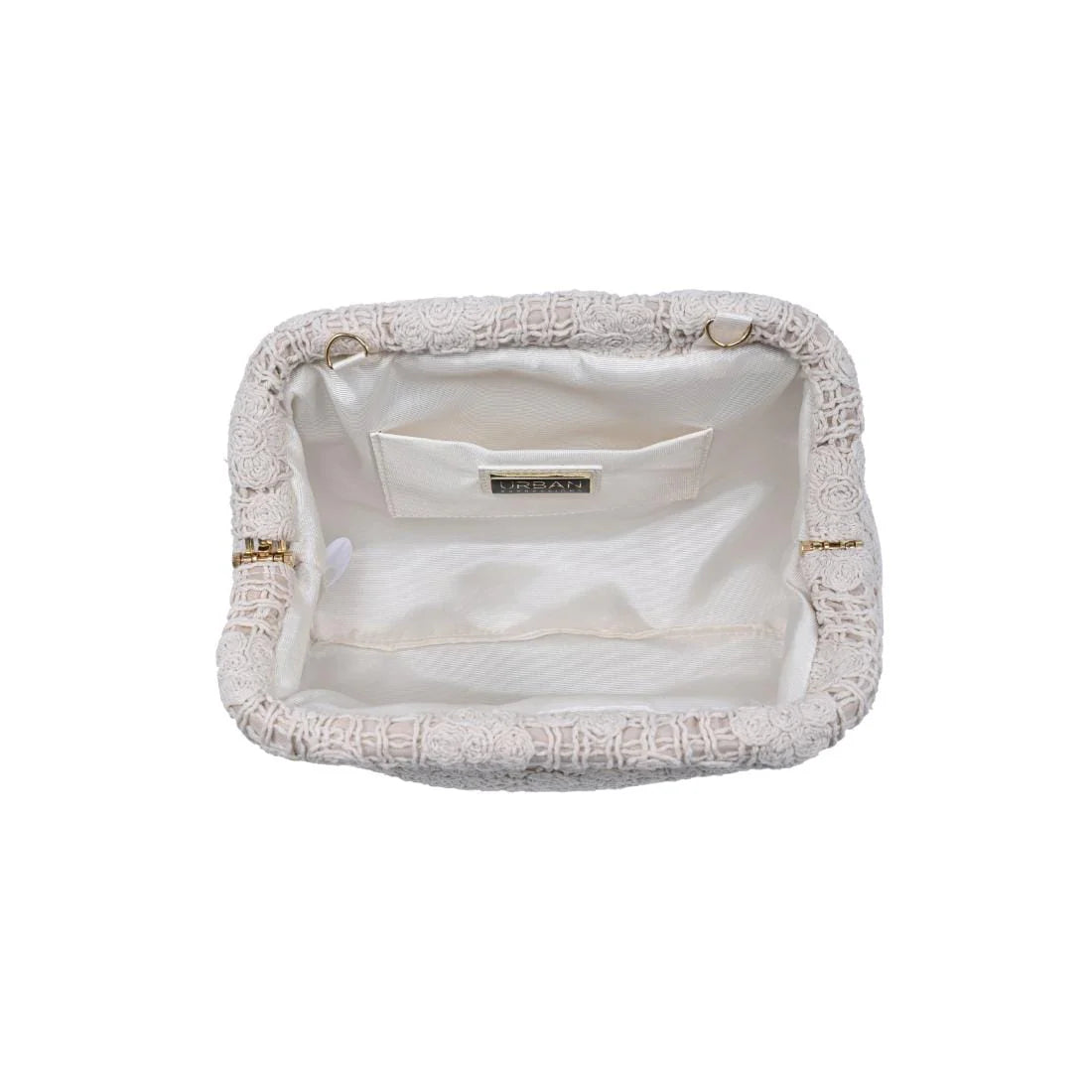 Floral Woven Clutch/Evening Bag