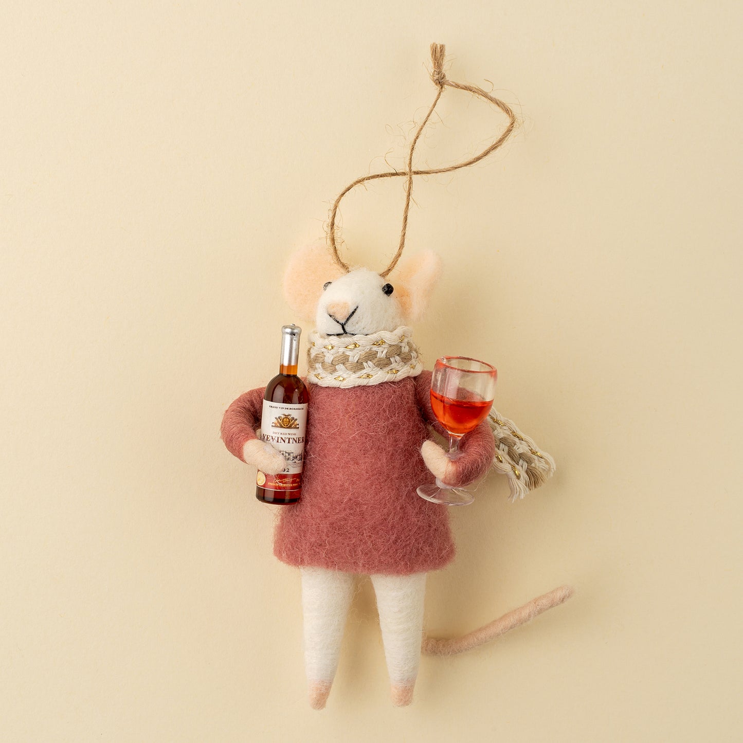 Merlot Millie Mouse Ornament