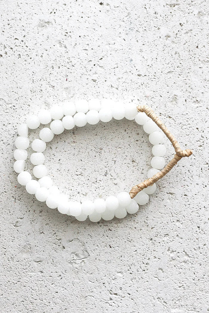 Frosted Glass Beads