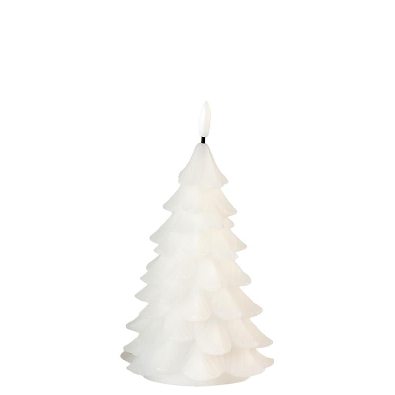 white LED tree candle -6.5 x 4.5 inches