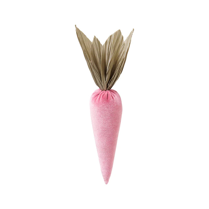 Wine Velvet Stuffed Fabric Carrot
