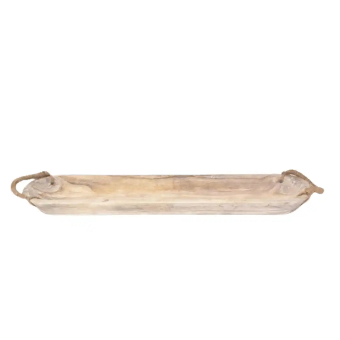Handcrafted Wooden Oval Tray