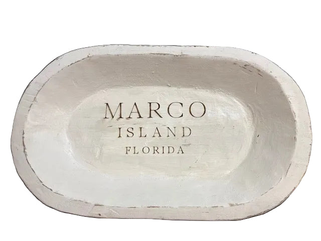 Marco Island Large Wooden Dough Bowl