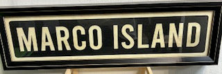 MARCO ISLAND Street Sign