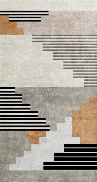 4 X 6' Sparx Washable Rug Multi color