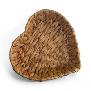 Water Hyacinth Heart Basket