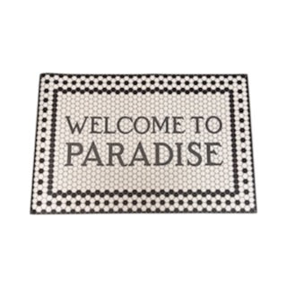 Welcome to Paradise mosaic door mat