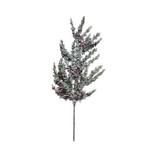 45" Cedar and Red Berry Hanging Spray