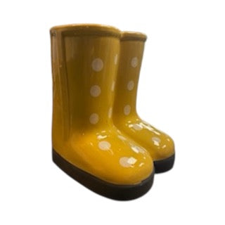 Ceramic boot planter