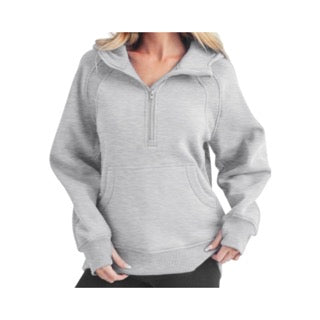 Long Dove Funnel Neck Half Zip