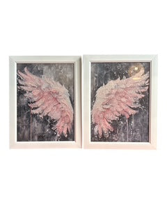 Handcrafted Glass art Angel Wings