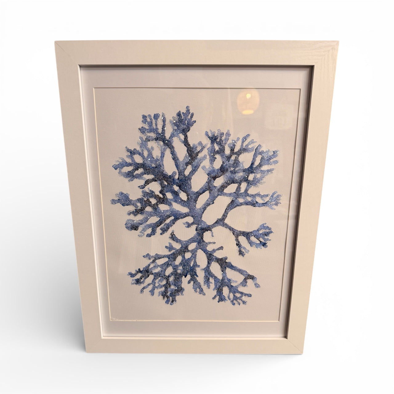 Glam Coral Art (22x30 framed)