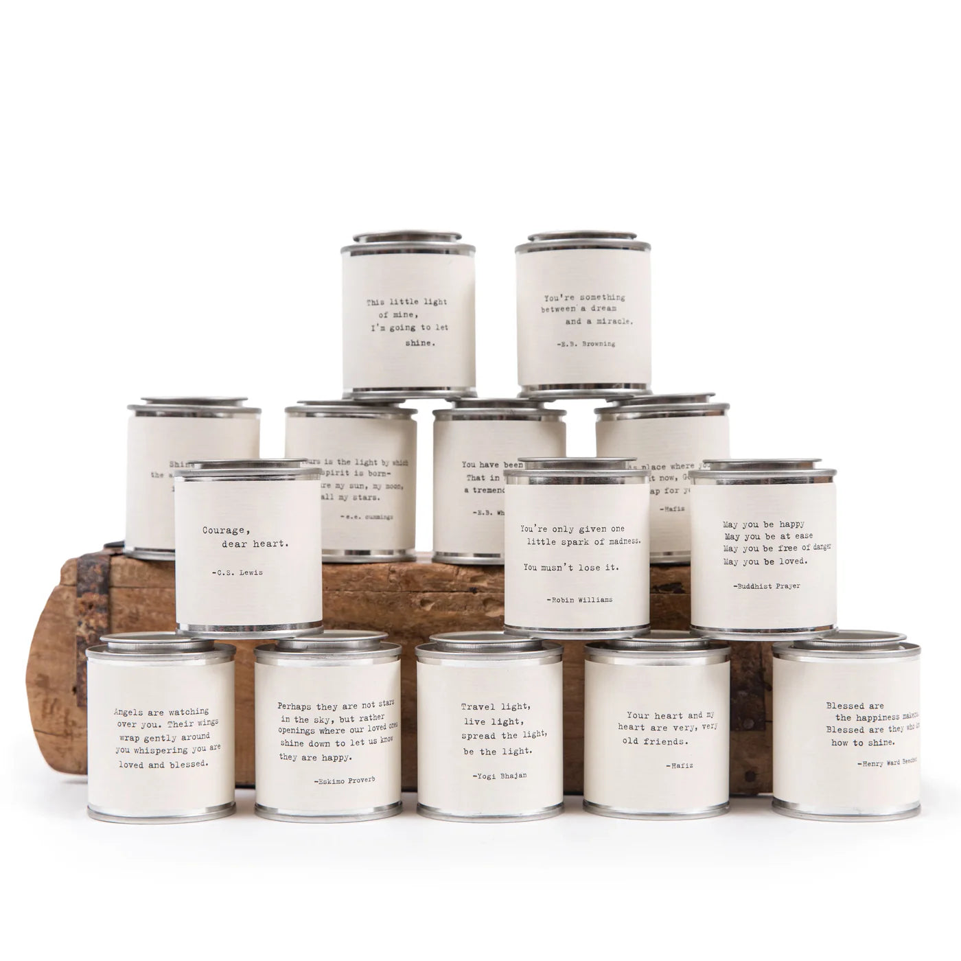 Shine Candle Collection made of soy wax. 3oz