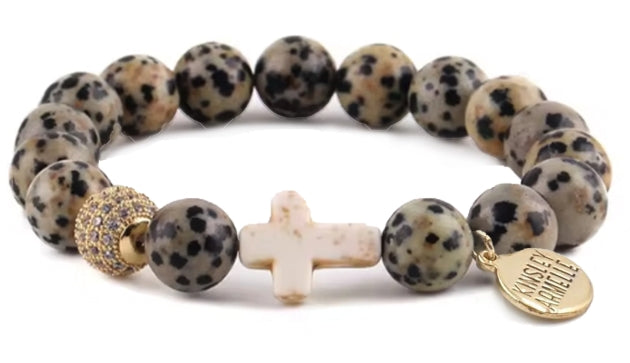 Speckle Bracelet w/ Cross