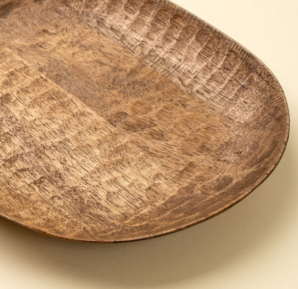 Wood Carved Dish