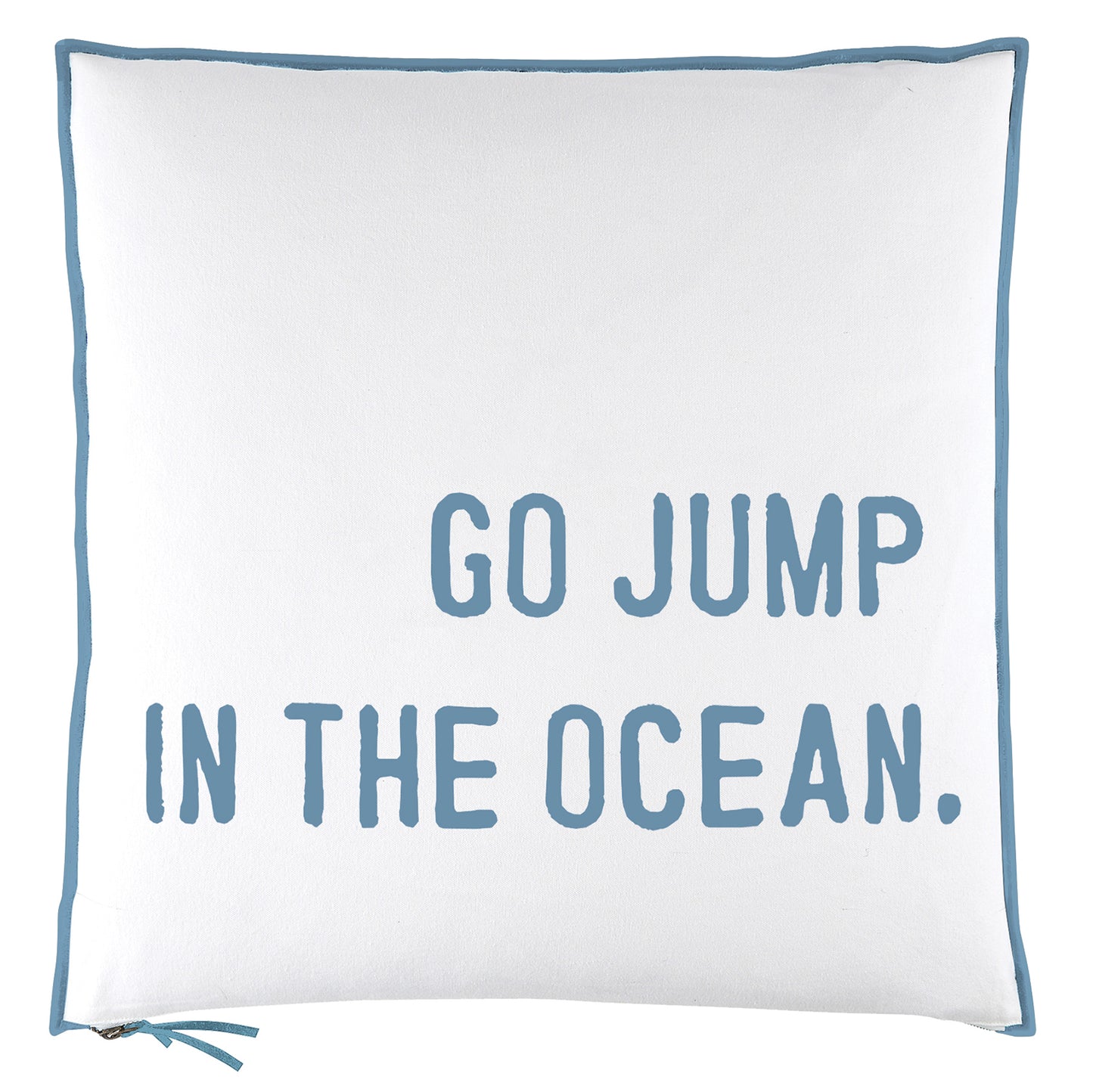 Jump in the Ocean 26x26 pillow
