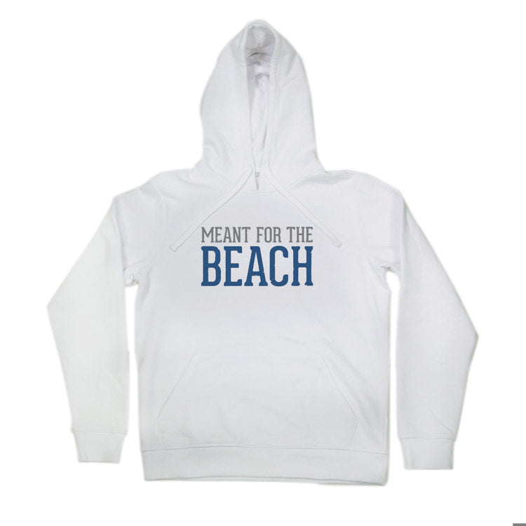 The Beach White Unisex Hooded Sweatshirt