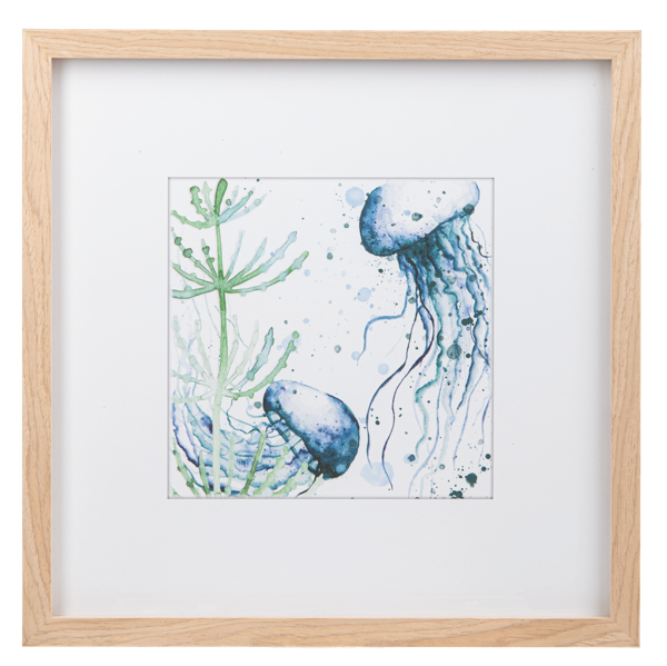 Framed Sea Creature Wall Decor