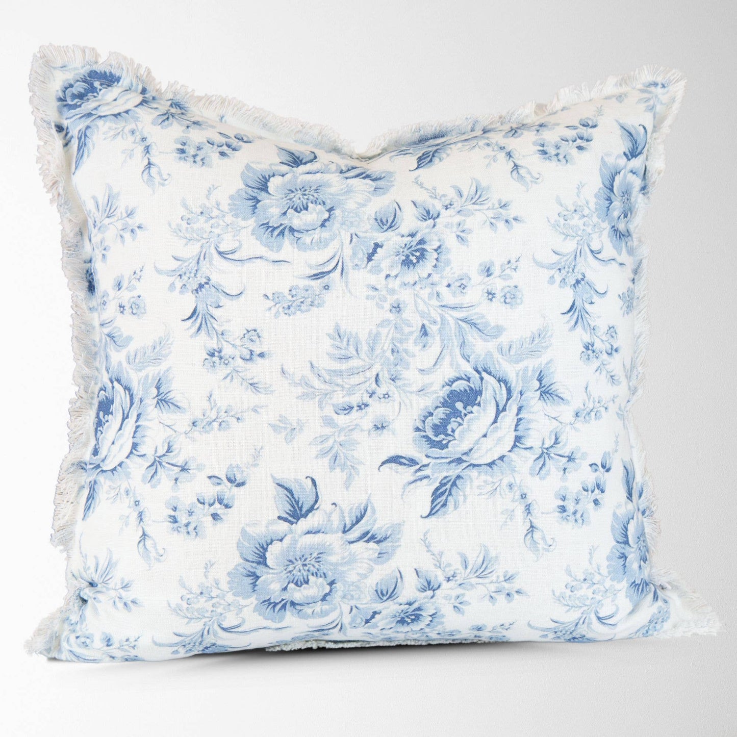 Vintage French Floral Toile Pillow