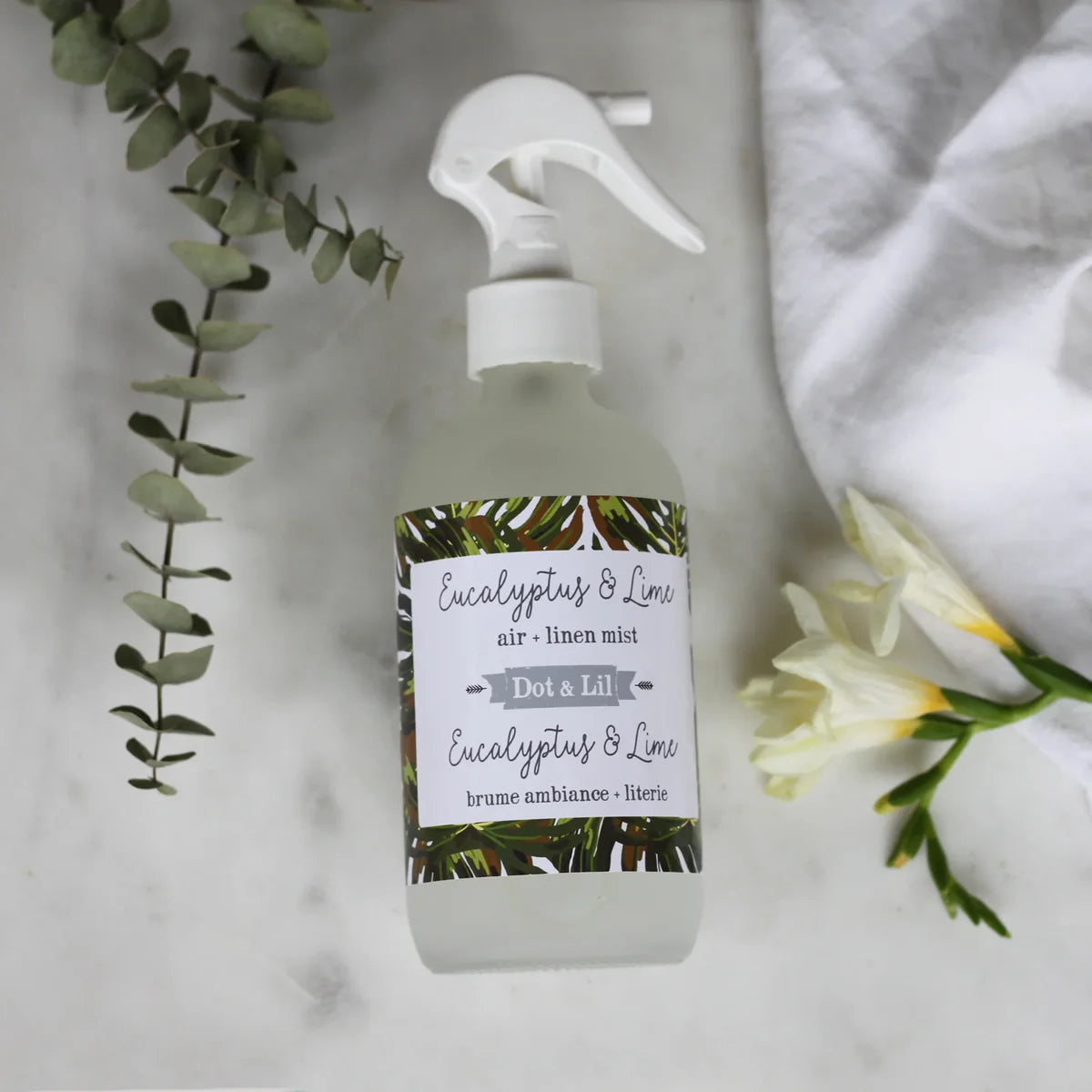 Eucalyptus and Lime Linen + Air Mist